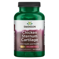 Cartílago de esternón de pollo - Colágeno tipo II 120 cápsulas - Swanson | Natural Doctor