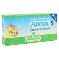 Fisiosol 5 Zinco, Nichel, Cobalto 20 ampollas - Specchiasol | Natural Doctor