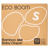 Rena naturliga bambublöjor storlek 2/S 3-8 kg