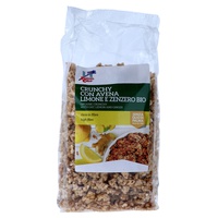 Crunchy med citron och ingefära havregryn