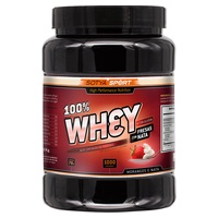 Vassleprotein 100% jordgubbar med grädde