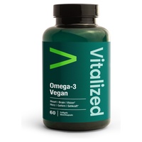 Ômega-3 vegano 60 pérolas - Vitalized