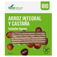 Lehké celozrnné rýžové a bio kaštanové chlebíčky