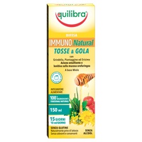 Inmuno natural jarabe para la tos y la garganta 150 ml - Equilibra | Natural Doctor