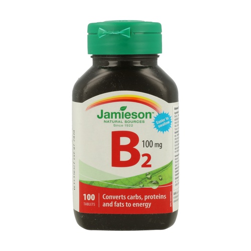 Comprar Vitamina B2 100 tabletas de 100mg Jamieson Naturitas