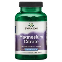 Citrato de magnesio, 225 mg 240 tabletas de 225mg - Swanson | Natural Doctor
