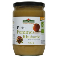 Puré de manzana y ruibarbo sin azúcar 630 g - Côteaux Nantais | Natural Doctor