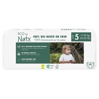 Fraldas eco 11-25kg tamanho 5 40 unidades - Eco by Naty