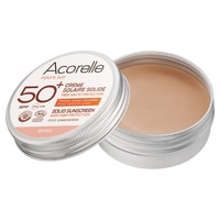 Pevný opalovací krém barvy béžové spf 50+