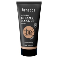 Natürliches Make-up in Honigcreme