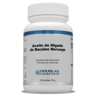 Aceite De Hígado Bacalao Noruego 100 perlas de 401 mg Douglas Laboratories | Natural Doctor