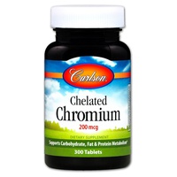 Cromo quelado 200 mcg 300 tabletas - Carlson Labs | Natural Doctor