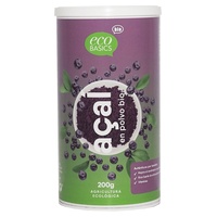 Açai em pó biológico 200 g de pó - Ecobasics