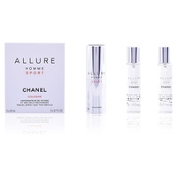 ALLURE MAN SPORT colônia vapo recarregável 3 x 20 ml - Chanel
