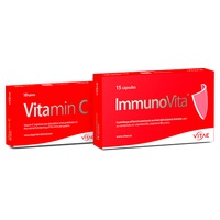 Immunförpackning Immunovita 15kapslar + Vitamin C 10kompr