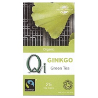 Chá Verde Chinês Ginko (Saquetas) 25 unidades de 1.6g - Qi