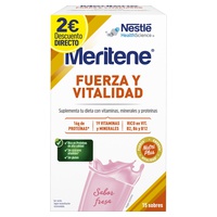 Batido Meritene Fuerza y Vitalidad Fresa 2€ Dto 15 sobres - Meritene | Natural Doctor