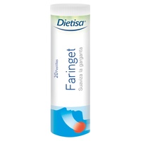 Faringet garganta 20 pastillas - Dietisa | Natural Doctor