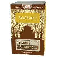Relaxe & Você! Bio 30 saquetas de infusão - Tisanes & Traditions
