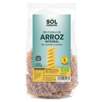 Ekologisk glutenfri brunris fusilli