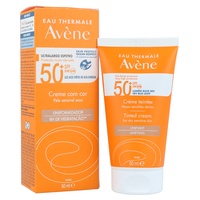 Solkräm med SPF50+ förenande blå ljus färg