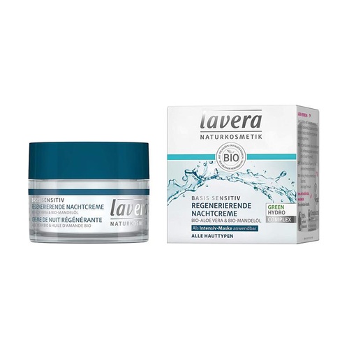 Buy Jojoba and Aloe Vera Regenerating Night Cream 50 ml of cream Lavera |  Naturitas