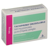 Tachipirina Orosoluble vía oral 12 sobres de 500mg (Fresa - Vainilla) - Angelini | Natural Doctor
