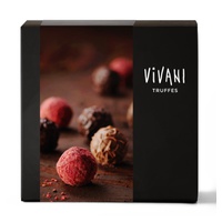 Sortiment av ekologisk chokladtryffel
