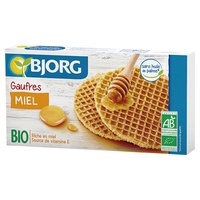 Wafels met biologische honing