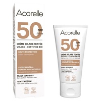 Ansiktskräm med medeltonsolskydd spf50