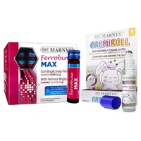 Ferrobine max en Calmiroll Roll-on-pakket