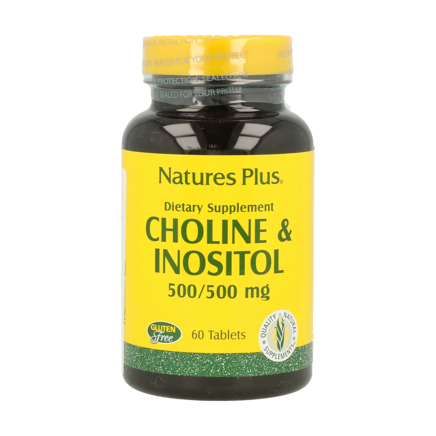 Colina + Inositol 60 perlas de 500mg de Nature's Plus Naturitas