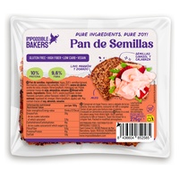 Pão de sementes 4 unidades de 68g - Impossible Bakers