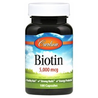 Biotina 5000 mcg 100 cápsulas - Carlson Labs | Natural Doctor