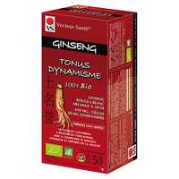 ginseng rouge & blanc bio gélules 50 cápsulas vegetales - Vecteur Sante | Natural Doctor