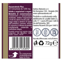 5 x Resveratrol plus 60 comprimidos de 1200mg - Colours of life | Natural Doctor