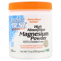 Magnesio de alta absorción, polvo 200 g - Doctor's Best | Natural Doctor