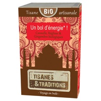 Uma Tigela de Energia! Bio 30 saquetas de infusão - Tisanes & Traditions