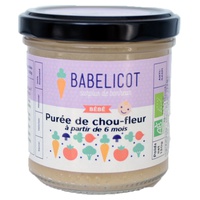 Purê de bebê Couve-flor orgânica 130 g - Babelicot