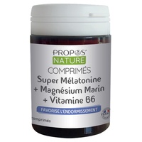 Propos Nature Melatonina + Magnesio + Vitamina B6 60 Comprimidos