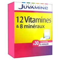12 vitaminas + 8 minerales 30 comprimidos - Laboratoires Juvamine | Natural Doctor