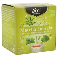 Matcha Energía 12 bolsitas infusoras de 1.8g (Matcha) - Yogi | Natural Doctor