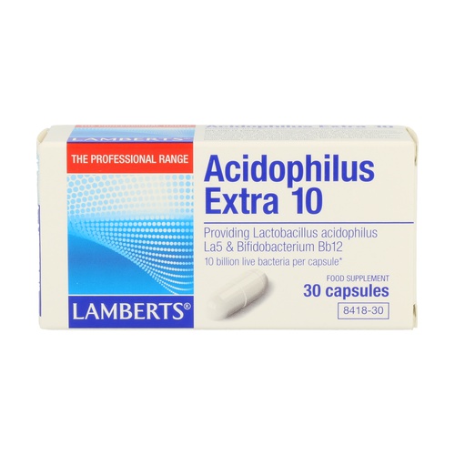 Comprar Acidophilus extra 10 30 cápsulas Lamberts Naturitas