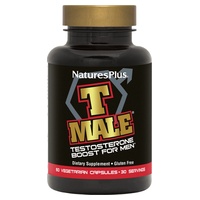 3 x T-male booster tetosterona 60 cápsulas - Natures Plus | Natural Doctor