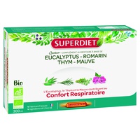 Comodidad respiratoria orgánica Quator 20 ampollas - Superdiet | Natural Doctor