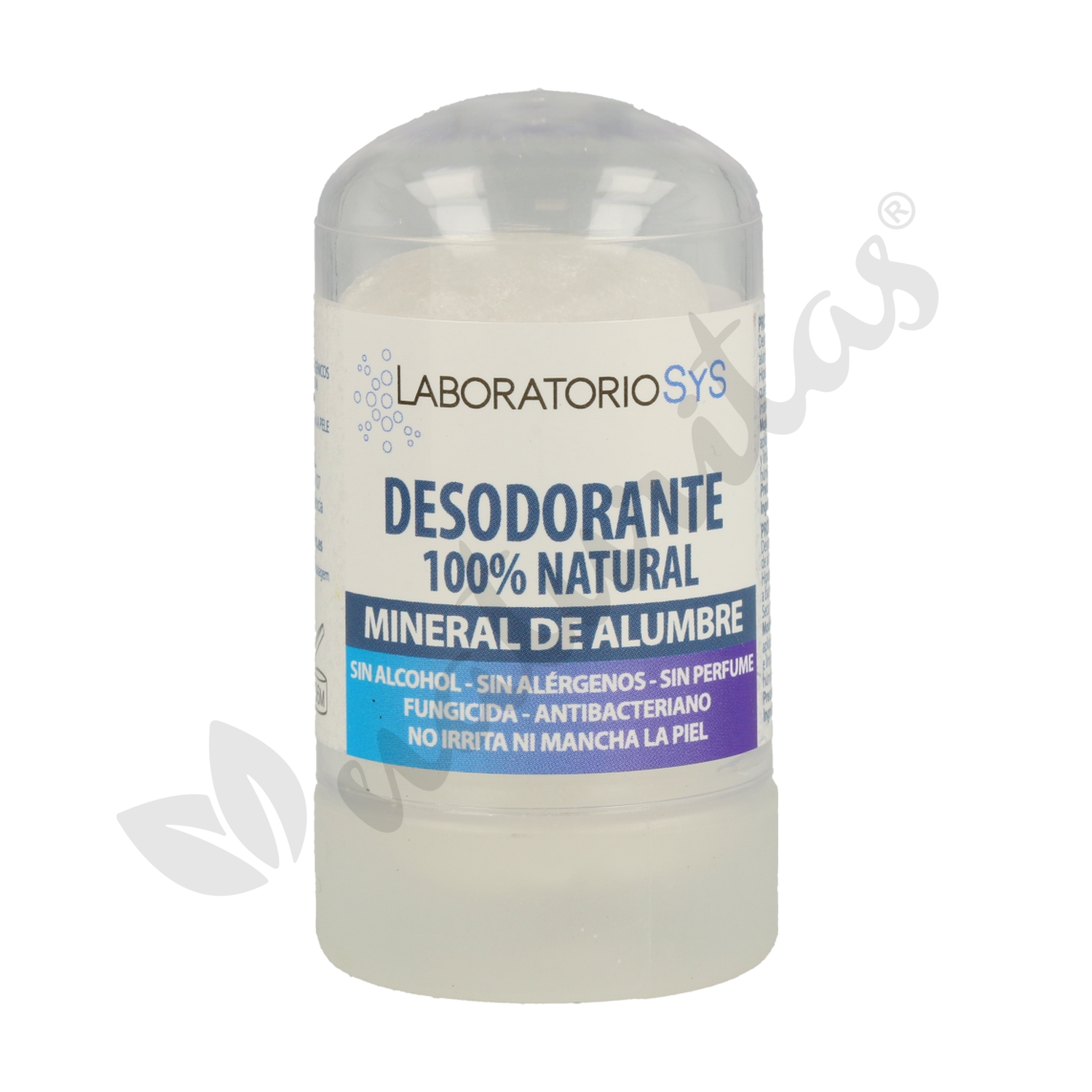 Desodorante Natural con Mineral de Alumbre 60 g de Laboratorio SYS