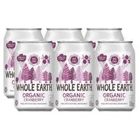 Pacote de refrigerante orgânico de mirtilo 6 unidades de 330ml - Whole Earth
