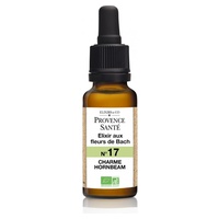 Élixir flores de Bach nº17 charme hornbeam bio 20 ml de elixir floral - Provence Sante | Natural Doctor