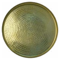 Bandeja redonda de latão 35 cm 1 unidade - Tadé
