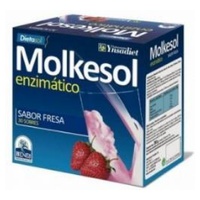 Enzymatisk molkesol (jordgubbssmak)